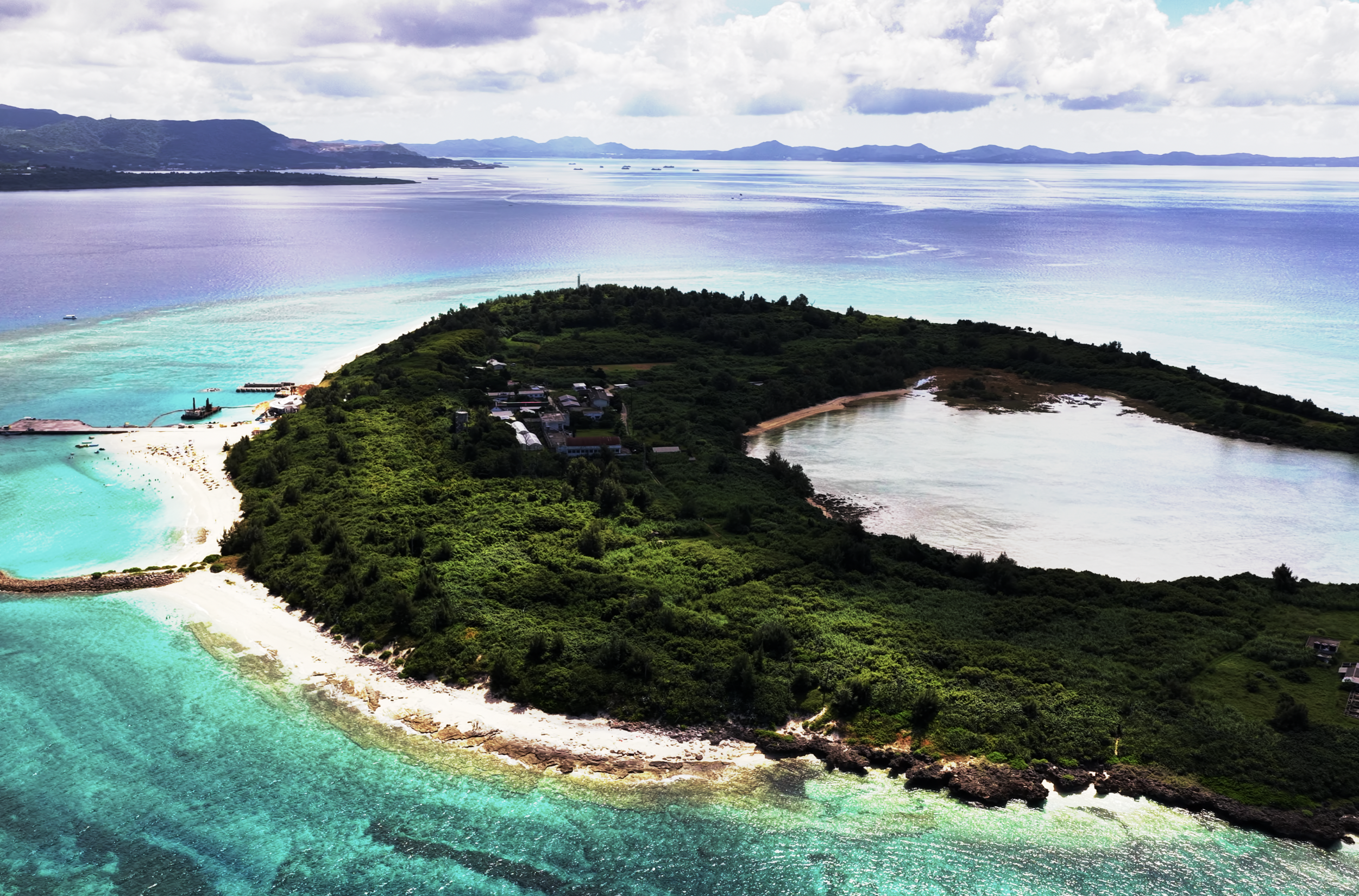 海・山の空撮例